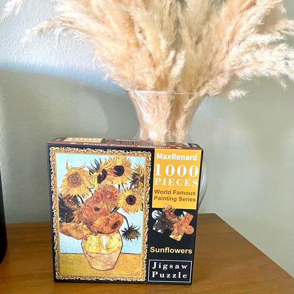 MaxRenard Van Gogh Sunflowers Fine Art Oil Painting Jigsaw Puzzle 1000 Pieces - Picture 4 of 4